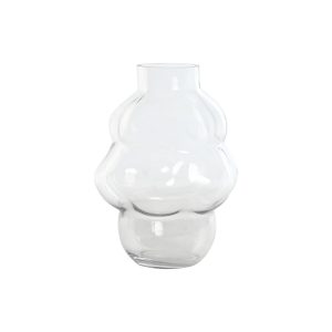 Váza Home ESPRIT Transparentná Sklo 24 x 22 x 32 cm