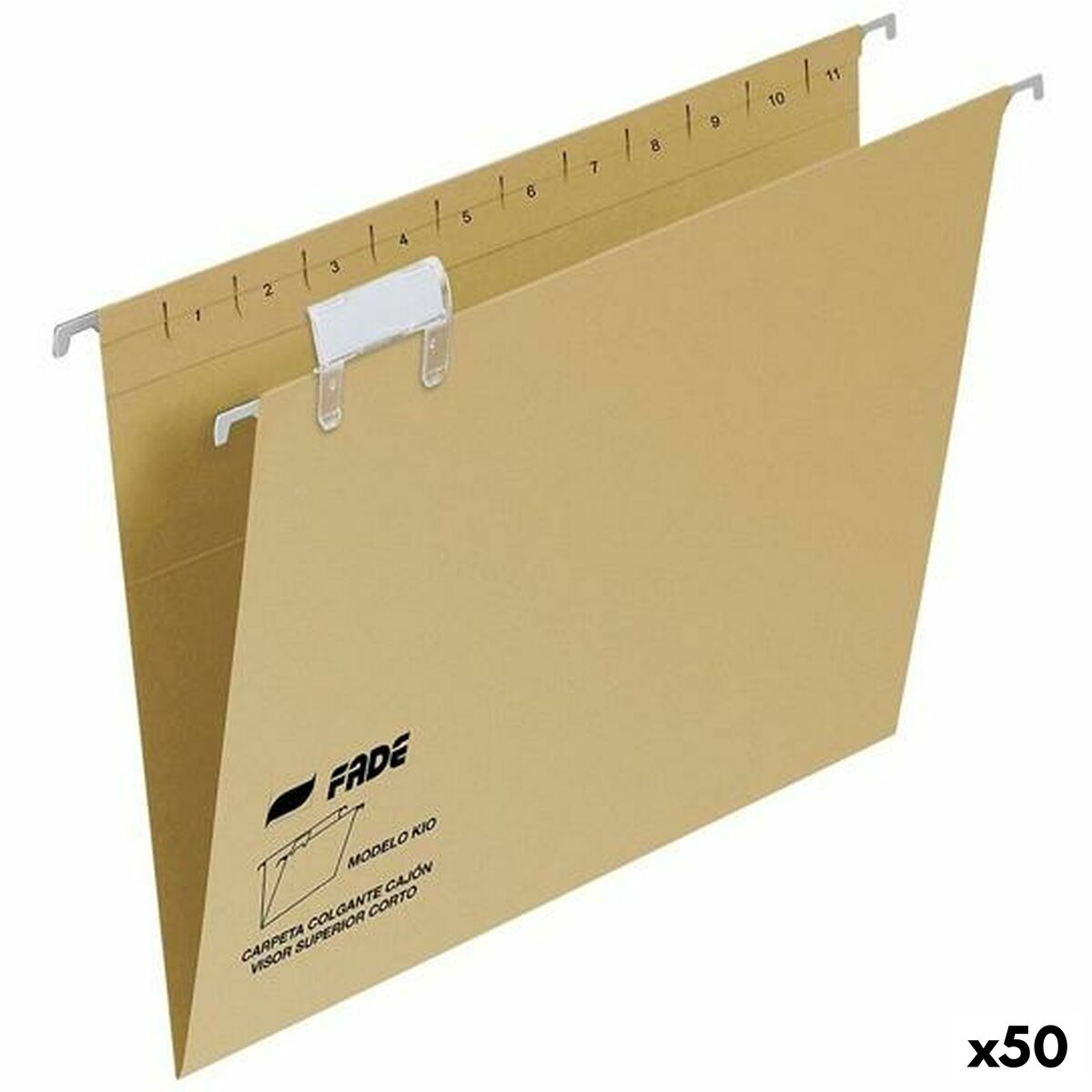 Závesný priečinok FADE KIO Prírodne hnedá Din A4 (50 kusov)