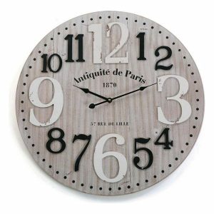 Nástenné hodiny Versa Drevo MDF (4,5 x 60 x 60 cm)