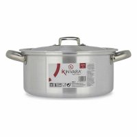 Kastról s pokrievkou Striebristý Aluminium 3 L (10 kusov)
