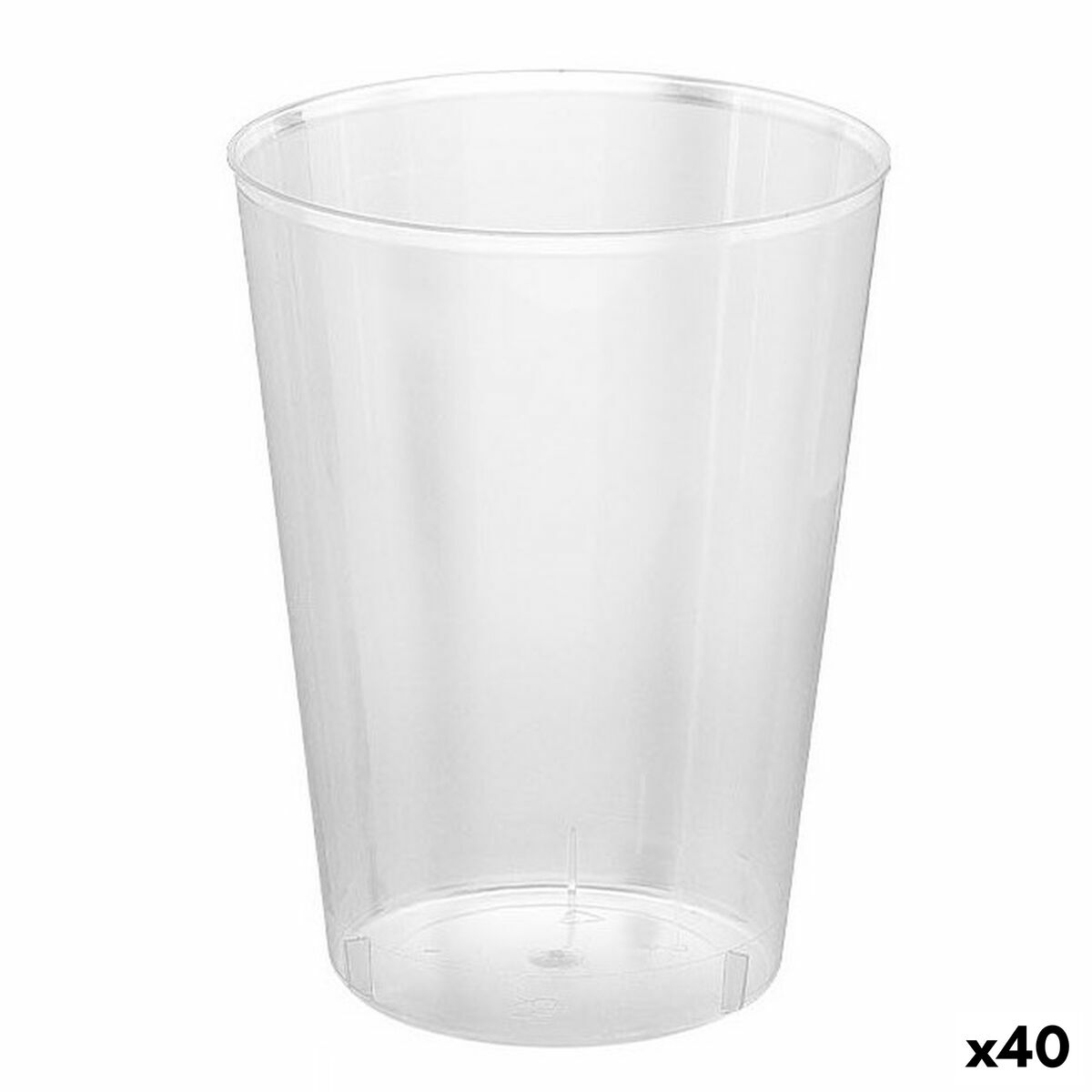 Sada znovu použiteľných pohárov Algon Transparentná Cider 40 kusov 500 ml (10 Kusy)