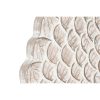 Dekorácia na stenu DKD Home Decor Starožitný povrch Prírodná 120 x 3 x 120 cm Biela Indián