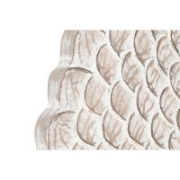 Dekorácia na stenu DKD Home Decor Starožitný povrch Prírodná 120 x 3 x 120 cm Biela Indián