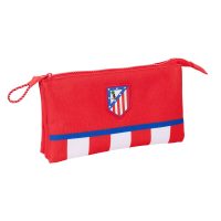 Trojitý peračník Atlético Madrid Červená 22 x 12 x 3 cm