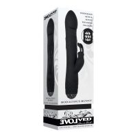 Vibrátor na stimuláciu bodu G Evolved Bunny Čierna