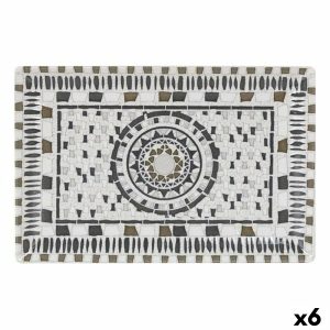 Hlboký Tanier La Mediterránea Barroc Obdĺžnikový 30 x 20 x 2,5 cm (6 kusov) (30 x 20 cm)