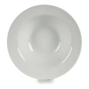 Misa na Cestoviny Biela Porcelán 23 x 6,5 x 23 cm (Ø 23 cm)