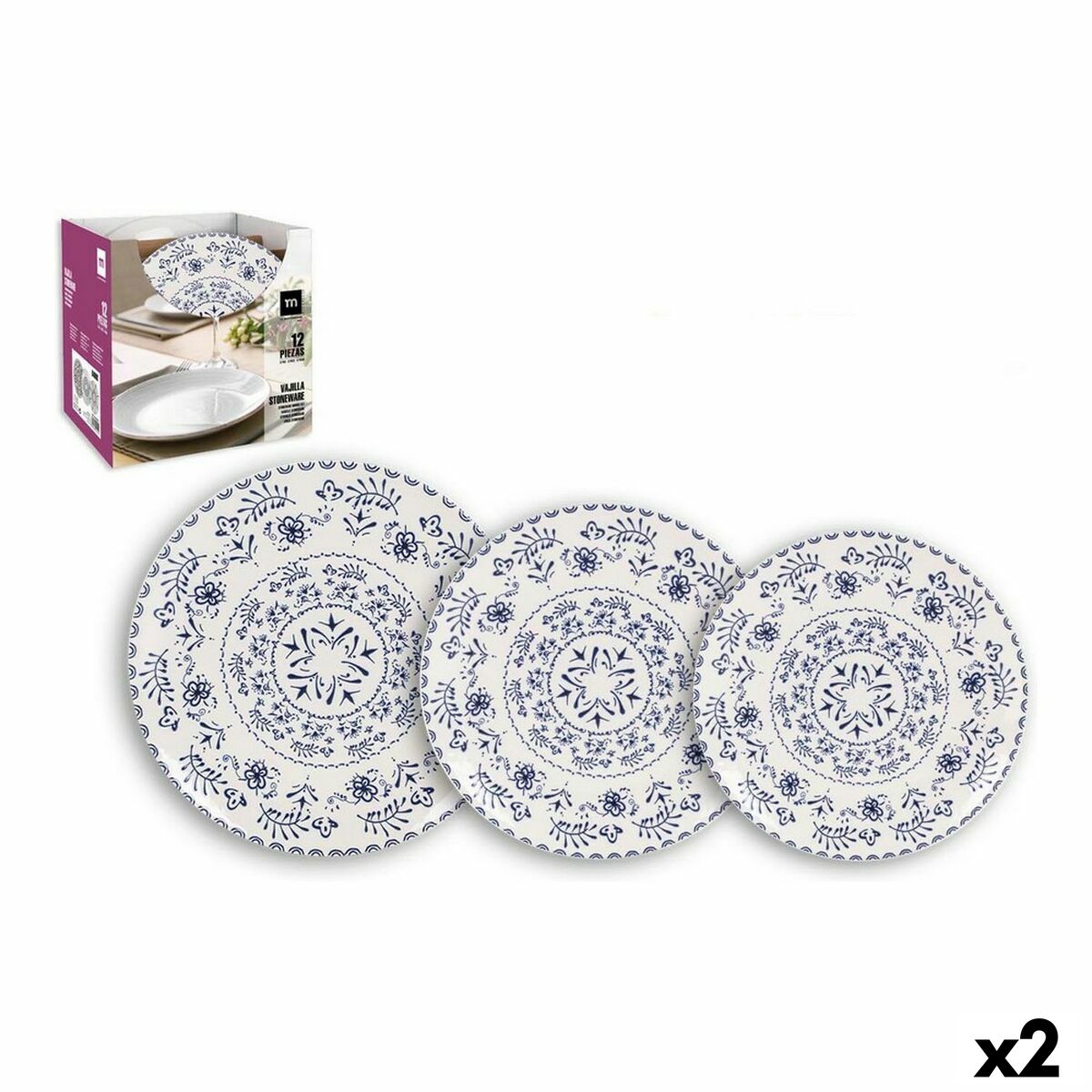 Riad Inde Blur Kamenina (2 kusov) (12 pcs)