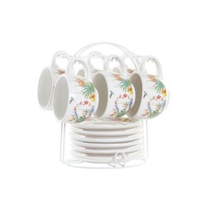 Šálka DKD Home Decor Viacfarebná Dolomite 180 ml