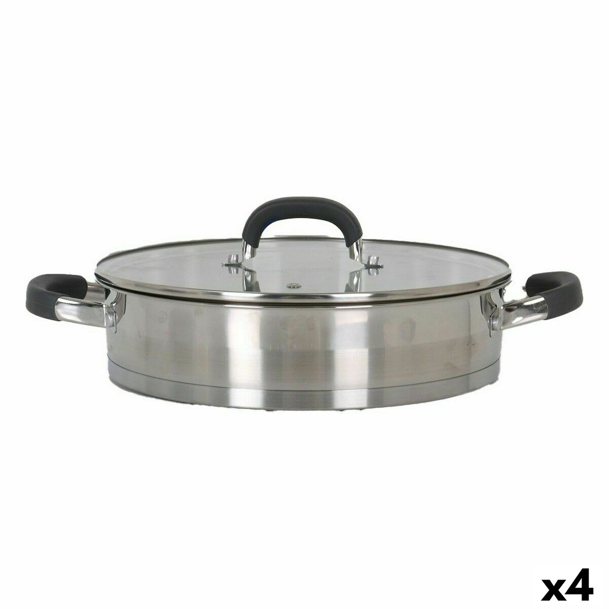 Kastról so sklenenou pokrievkou Quttin 2,2 L (4 kusov)