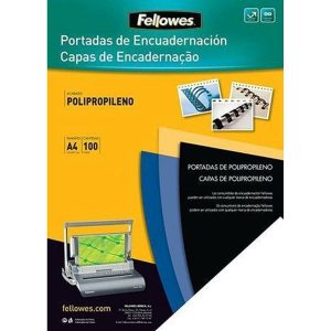 Obalený Fellowes Futura 100 kusov Viazanie Čierna A4 Polypropylén Plastické (100 kusov)