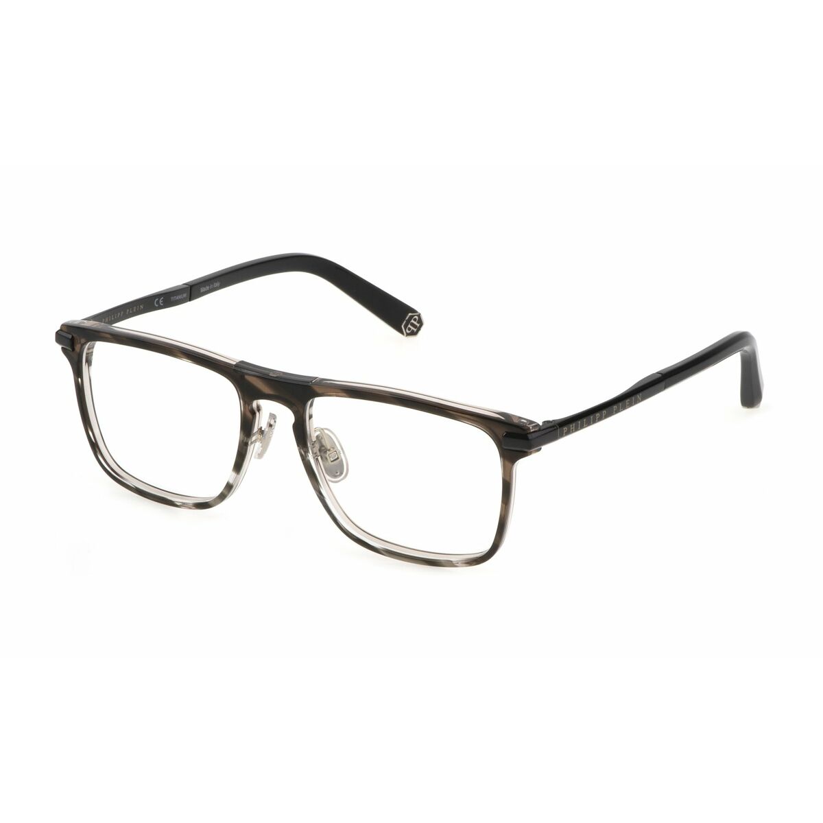 Rám na okuliare PHILIPP PLEIN VPP019M-530XAS-21G Sivá Ø 53 mm