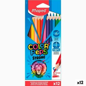 Farbičky Maped Color' Peps Strong Viacfarebná 12 Kusy (12 kusov)