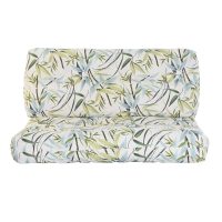 Vankúšik DKD Home Decor Podlaha zelená Bambus Aluminium 120 x 80 x 16 cm