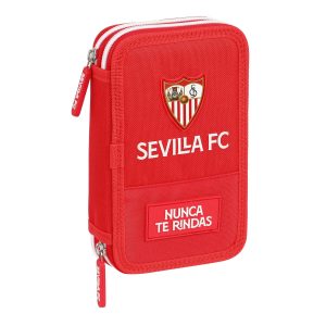Dvojitý peračník PLUMIER Sevilla Fútbol Club Červená (28 Kusy)