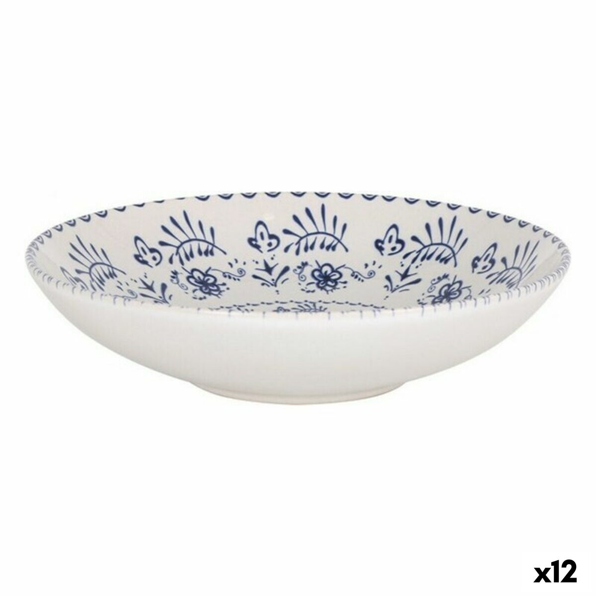 Hlboký Tanier La Mediterránea Blur Porcelán (12 kusov) (ø 21 x 5,3 cm)