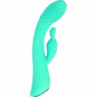 Vibrátor na stimuláciu bodu G Evolved Bunny Modrá