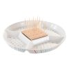 Tácka na chuťovky DKD Home Decor 23,5 x 23,5 x 3 cm Viacfarebná Kamenina