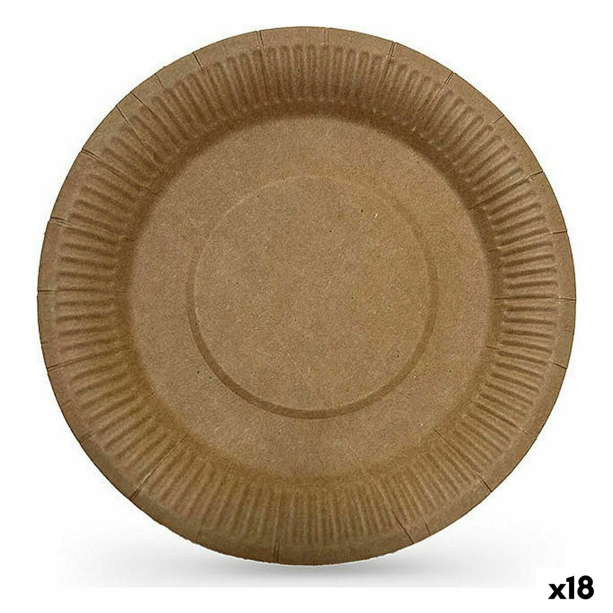 Sada tanierov Algon Jednorázový; nevratný Kraft papier 10 Kusy 23 cm (18 kusov)