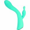 Vibrátor na stimuláciu bodu G Evolved Bunny Modrá