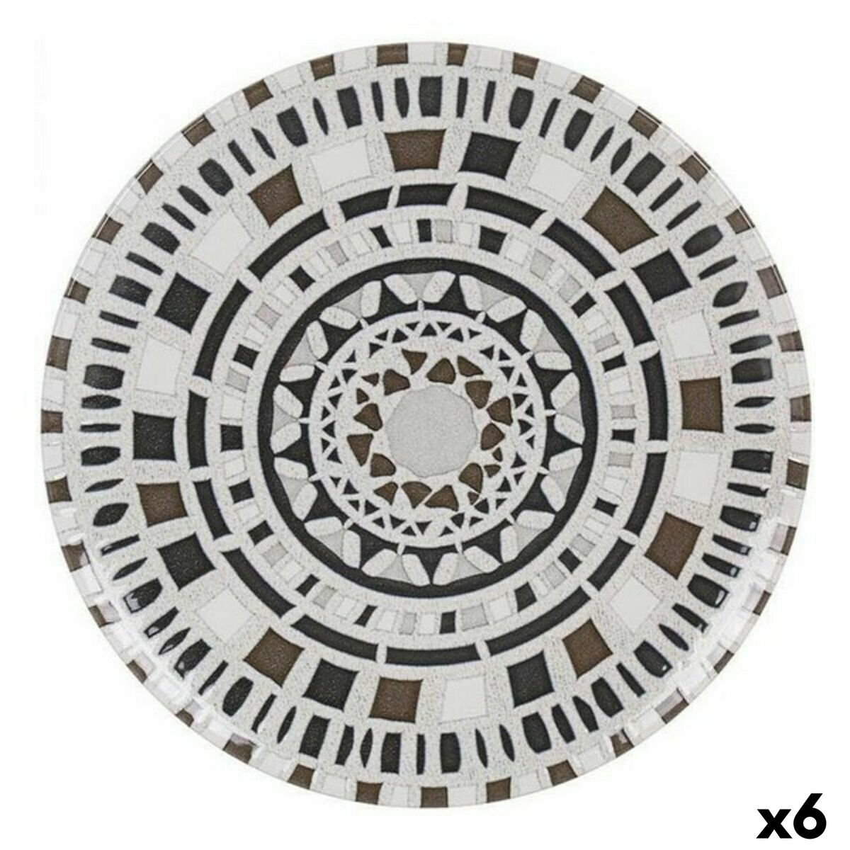 Plochý tanier La Mediterránea Barroc Porcelán (6 kusov) (Ø 26 cm)