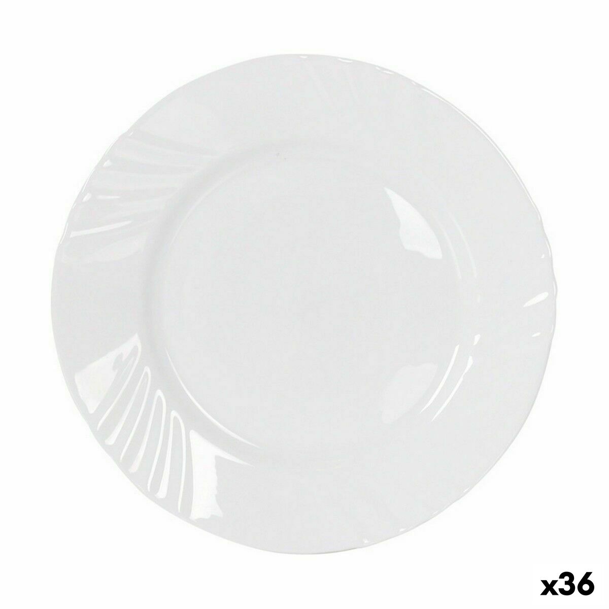 Plochý tanier La Mediterránea Everett 22,8 x 22,8 x 2 cm (36 Kusov)