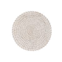 Dekorácia na stenu DKD Home Decor Starožitný povrch Prírodná 120 x 3 x 120 cm Biela Indián