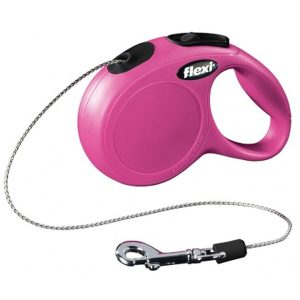 Vodítko pre psa Flexi NEW CLASSIC 3 m Ružová Veľkosť XS