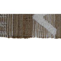 Koberec Home ESPRIT Biela Gaštanová Boho 75 x 175 x 1 cm