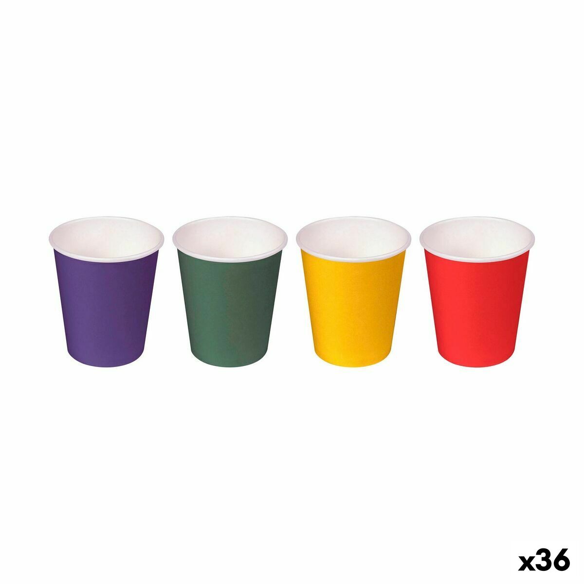 Sada štamprlíkov Algon Jednorázový; nevratný Kartón Viacfarebná 20 Kusy 50 ml (36 Kusov)