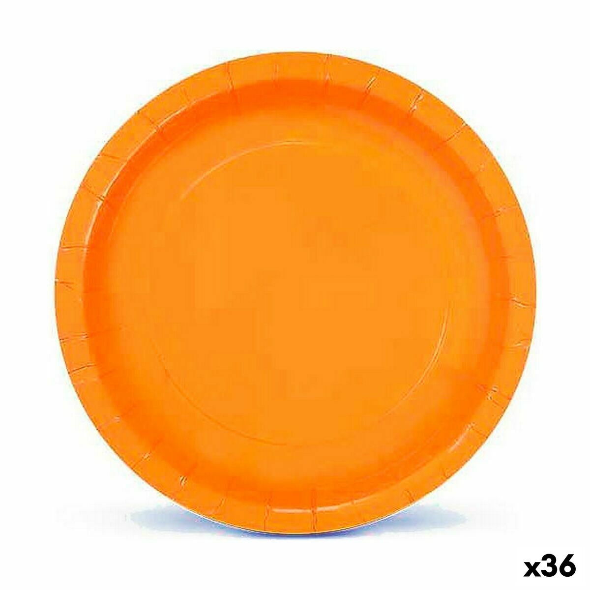 Sada tanierov Algon Jednorázový; nevratný 20 cm Kartón Žltá 10 Kusy (36 Kusov)