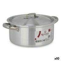 Kastról s pokrievkou Striebristý Aluminium 3 L (10 kusov)