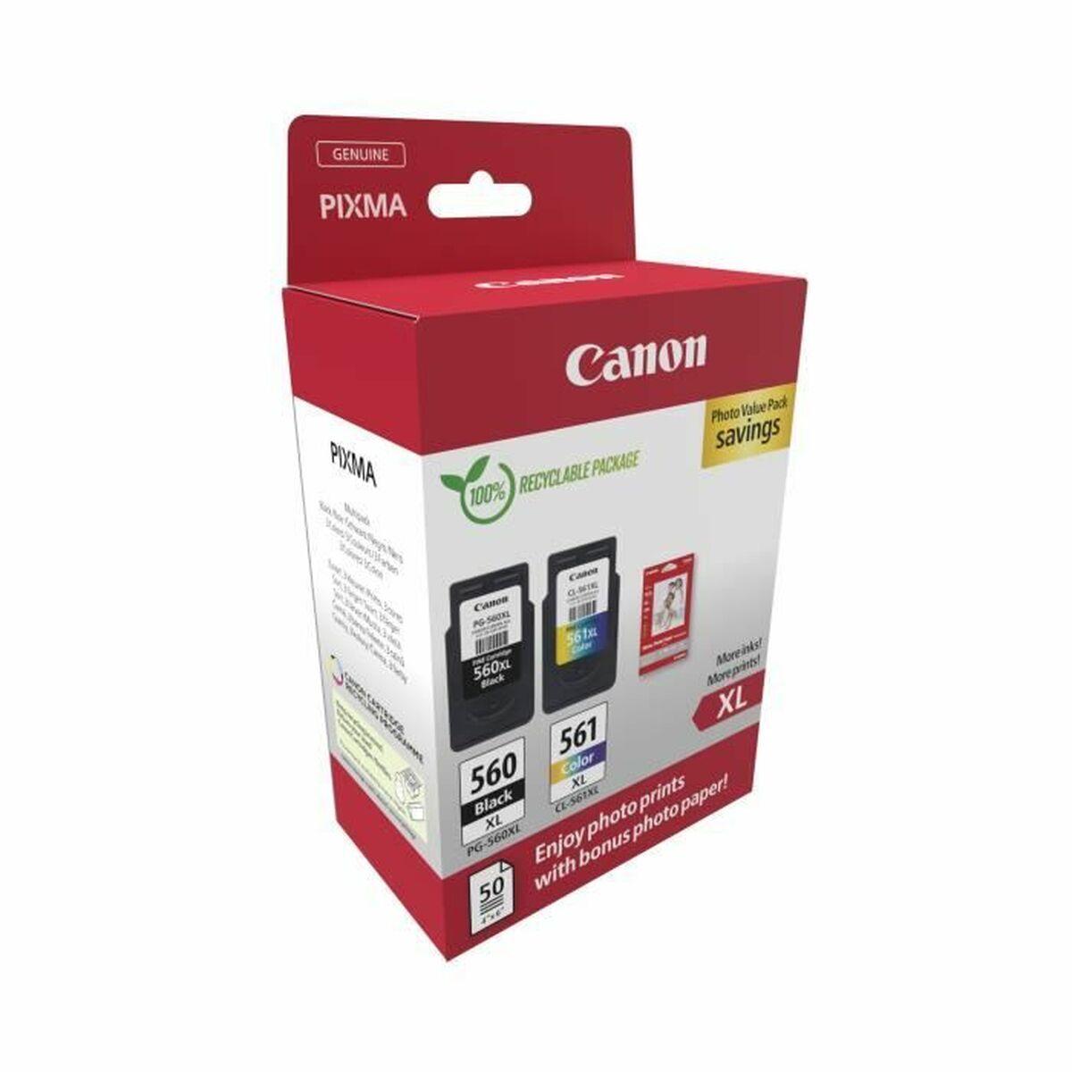 Set – atrament a fotopapier Canon 3712C008