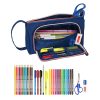 Školský peračník s náplňou Kelme Navy blue Oranžová Námornícka modrá 20 x 11 x 8.5 cm (32 Kusy)
