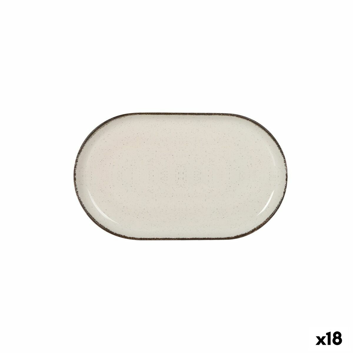 Tácka na chuťovky La Mediterránea Anllo Oválny 25 x 15 x 2,2 cm (18 kusov)