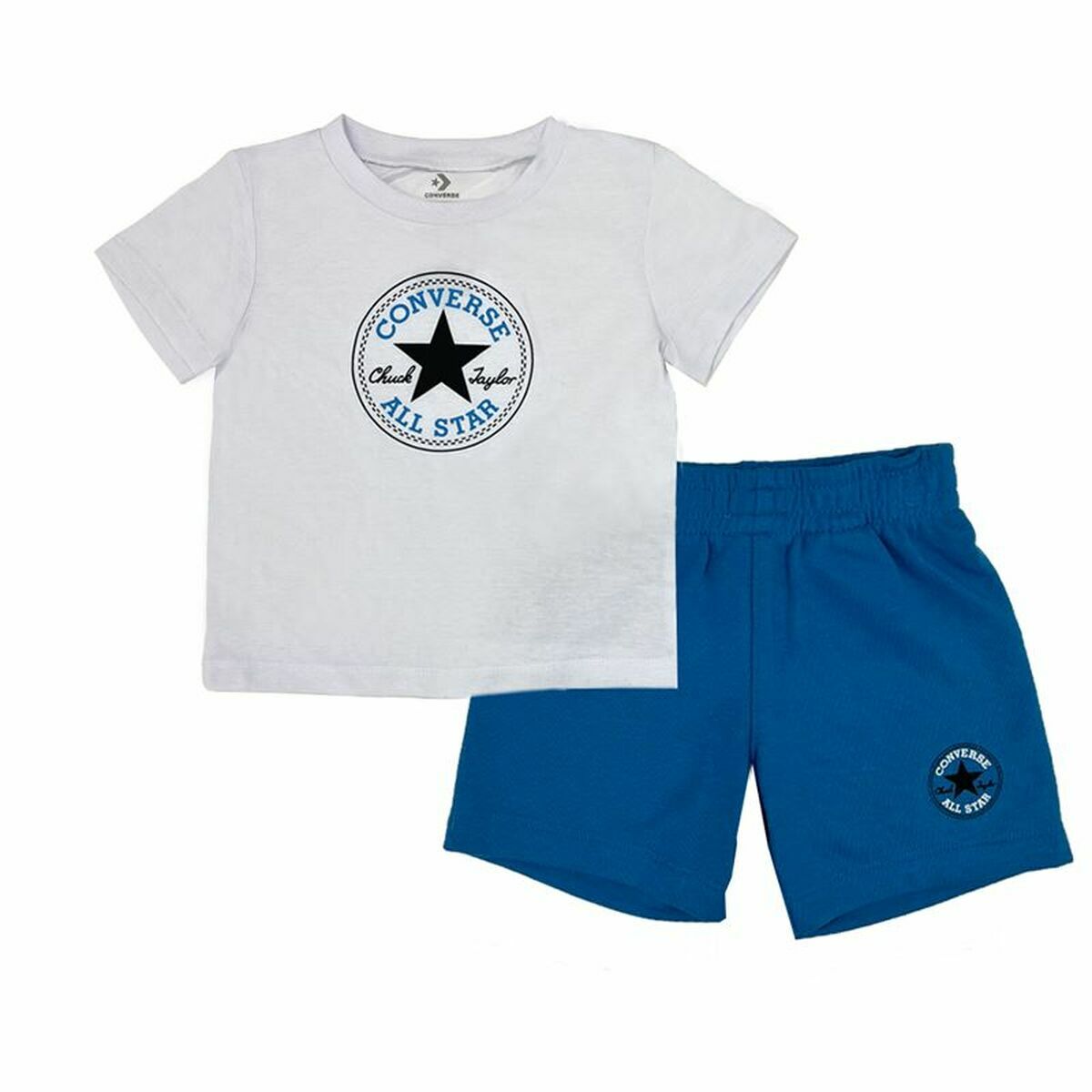 Detská športová súprava Converse Core Tee Modrá