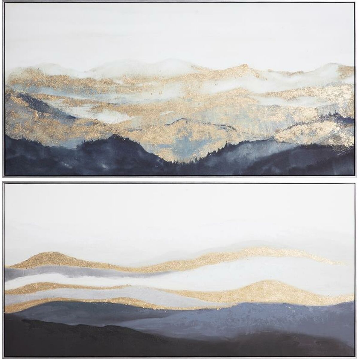 Maľba DKD Home Decor 120 x 3,2 x 60 Orientálny Hora (2 kusov)