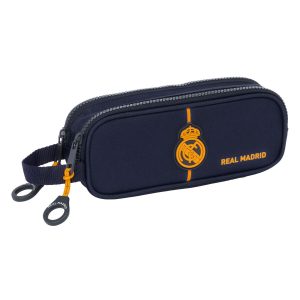 Dvojitý peračník Real Madrid C.F. 2nd Kit 24/25 Námornícka modrá 21 x 8 x 6 cm