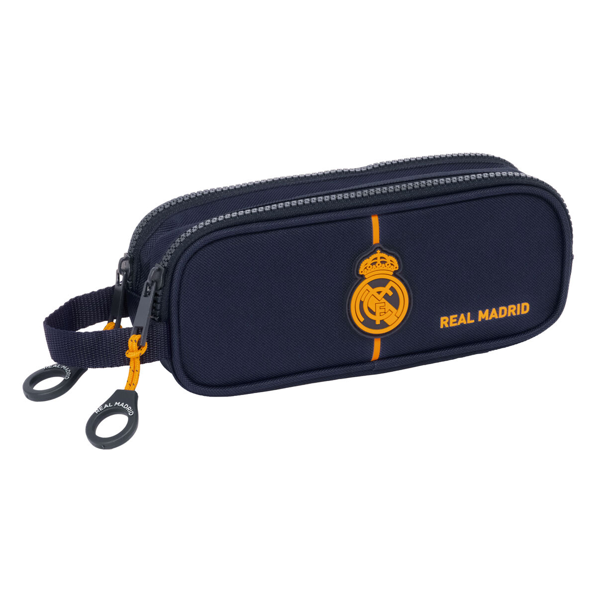 Dvojitý peračník Real Madrid C.F. 2nd Kit 24/25 Námornícka modrá 21 x 8 x 6 cm