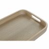 Tácka na chuťovky DKD Home Decor Prírodná Škandinávsky 40 x 30 x 5,5 cm (2 kusov)