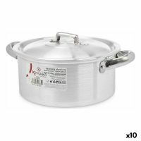 Kastról s pokrievkou Striebristý Aluminium (10 kusov)