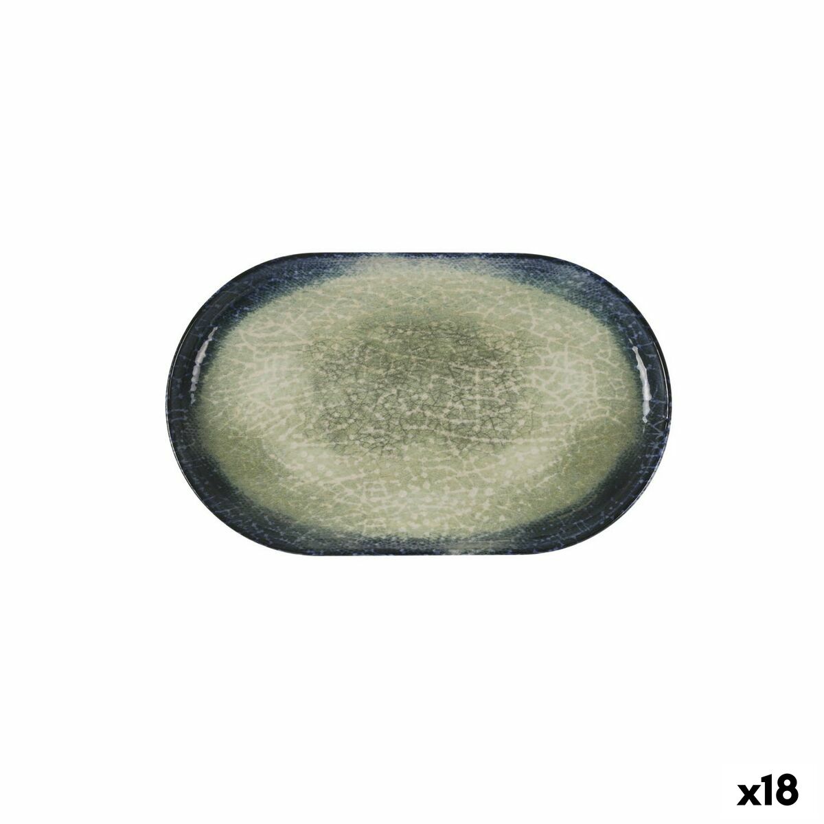 Tácka na chuťovky La Mediterránea Olaf Oválny 25 x 15 x 2,2 cm (18 kusov)
