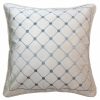Vankúšik DKD Home Decor 8424001850327 Sivá 45 x 10 x 45 cm Biela Kosoštvorce