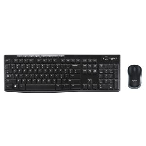 Klávesnica a bezdrôtová myš Logitech MK270 Francúzština Čierna AZERTY