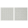 Dekorácia na stenu Home ESPRIT Biela Drevo MDF Moderný 80 x 6,5 x 80 cm