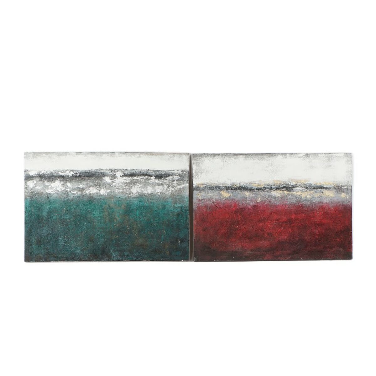 Maľba DKD Home Decor 120 x 3,5 x 80 cm Abstraktný Moderný (2 kusov)