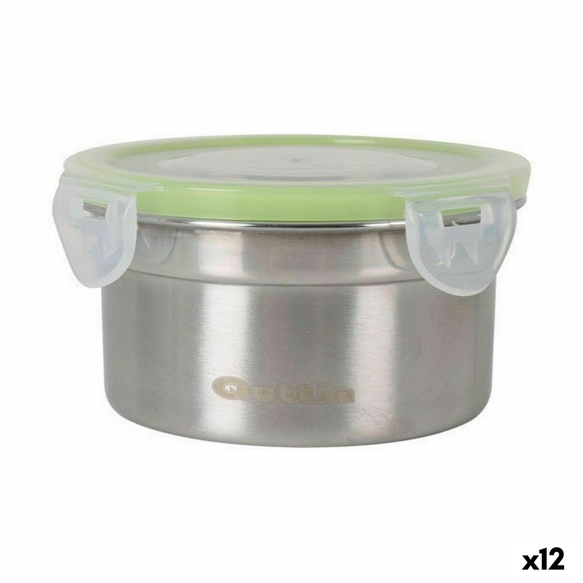 Tepelný obedár Quttin Okrúhla 300 ml Nerezová oceľ (12 kusov)