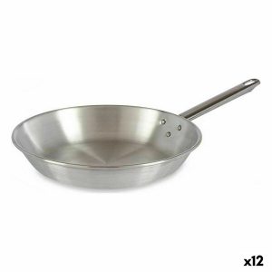 Panvica Ø 26 cm Striebristý Aluminium (12 kusov)