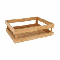 Tácka na chuťovky Bambus 32,5 x 26,5 x 10 cm  (3 kusov)