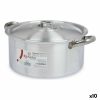 Kastról s pokrievkou Striebristý Aluminium 5 L (10 kusov)